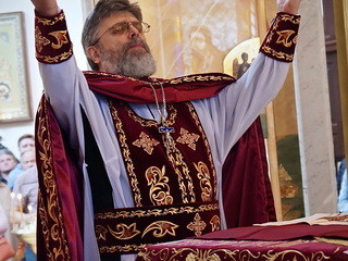 Во время Богослужения. Фото: Александр Шенгелидзе (2016 г.)