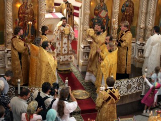 Божественная литургия. Фото: Рыбалтович Дарья (2010 г.)
